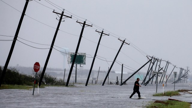 Badai Harvey di Texas (Foto: REUTERS/Rick Wilking)