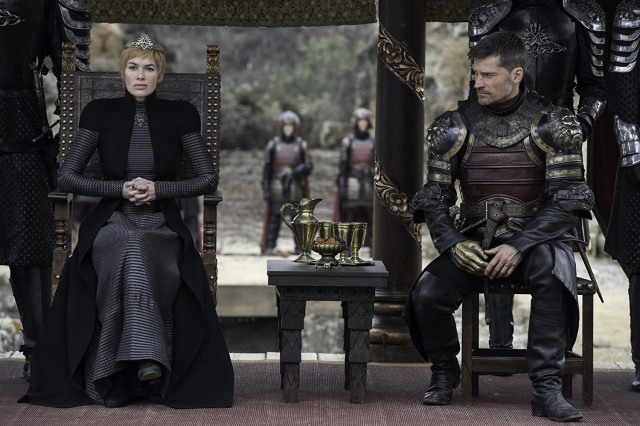 Cersei dan Jaime saat pertemuan dengan Jon Snow (Foto: HBO)