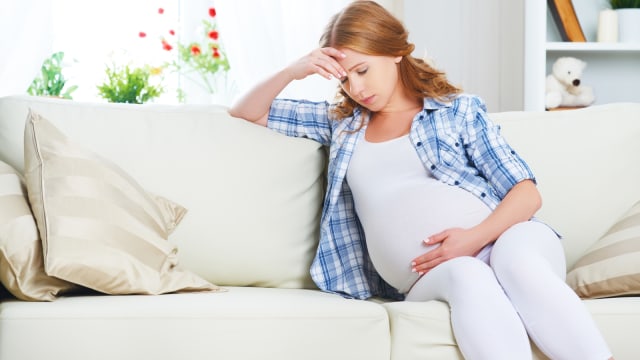 Ibu hamil yang mengalami stres. (Foto: Thinkstock)