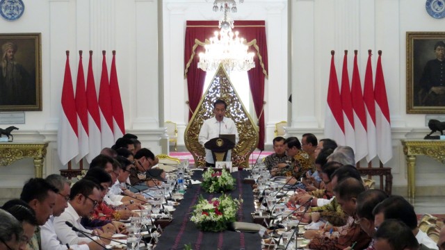Jokowi dan Kabinet Kerja. Foto: Yudhistira Amran/kumparan