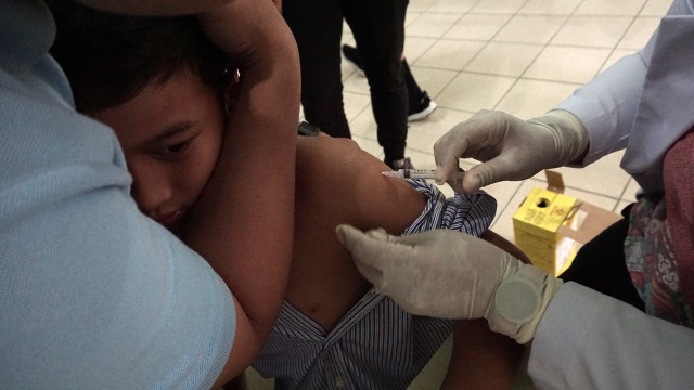 Imunisasi Measles Rubella (Foto: Aditia Noviansyah/kumparan)