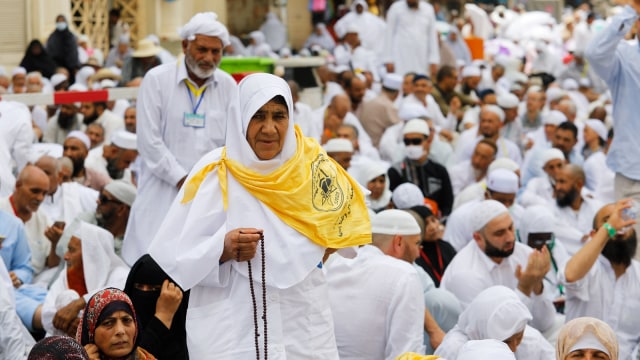 Jemaah haji di Mekah (Foto: Reuters/Suhaib Salem)