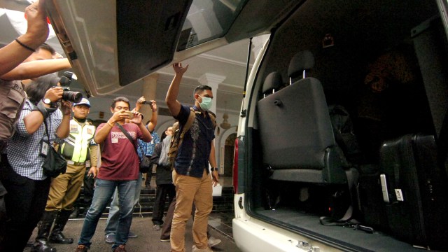 KPK geledah kantor Wali Kota Tegal (Foto: Antara/Oky Lukmansyah)