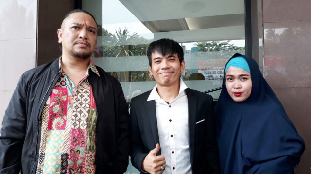 Aris Idol di Polres Jakarta Selatan (Foto: Yurika Kencana/kumparan)