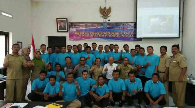 Disporaparbud Probolinggo Beri Pelatihan Tenaga Wasit Futsal