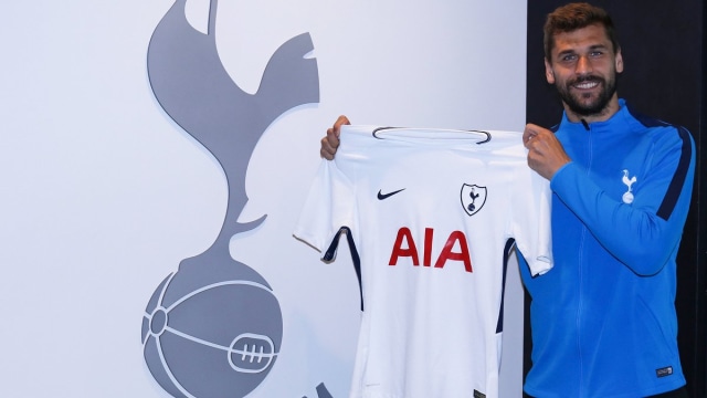 Penyerang baru Spurs, Fernando Llorente. (Foto: Tottenham Hotspur)