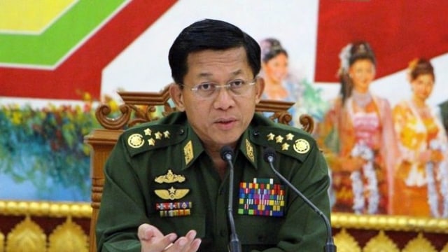 Jenderal Min Aung Hlaing. (Foto: REUTERS)