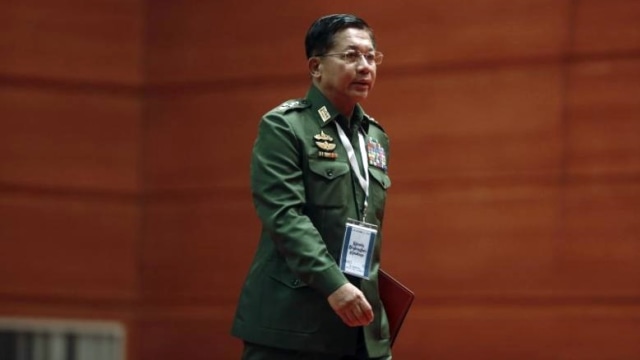 Jenderal Min Aung Hlaing. (Foto: REUTERS/Soe Zeya Tun)