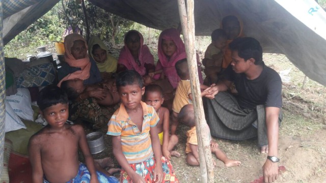 Pengungsi Rohingya. (Foto: Dok. Burma Human Rights Network)