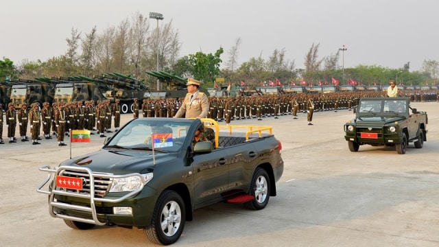 Jenderal Min Aung Hlaing. (Foto: Dok. Facebook Senior General Min Aung Hlaing)