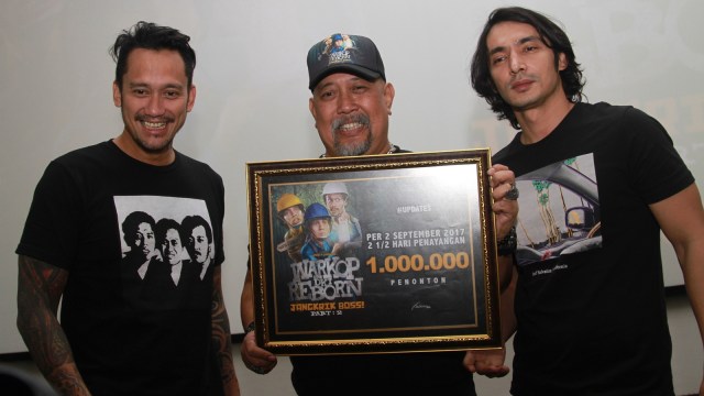 Rekor 1 juta penonton Warkop DKI Reborn (Foto: Munady Widjaja)