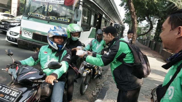 Gojek Memperingati Hari Pelanggan Nasional (Foto: Aditia Noviansyah/kumparan)