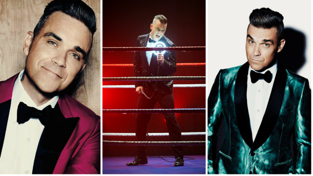 Robbie Williams dengan berbagai pose (Foto: Robbie Williams/Facebook)