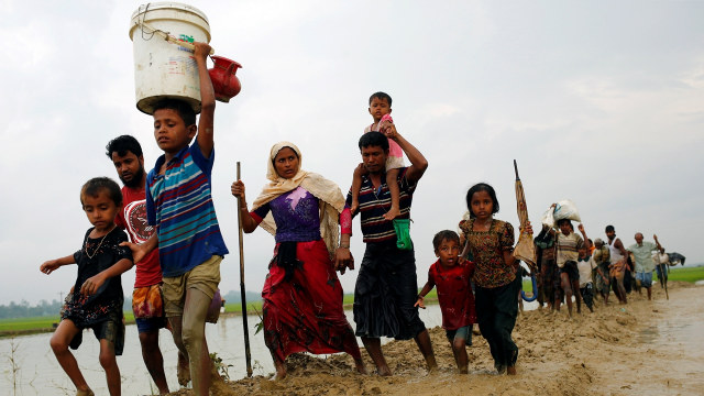 Kaum Rohingya di Myanmar (Foto: REUTERS/Mohammad Ponir Hossain)