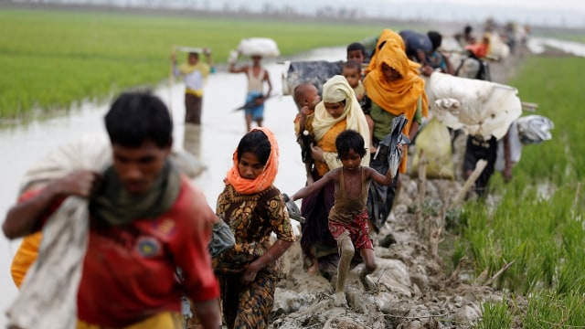 Kaum Rohingya di Myanmar (Foto: REUTERS/Mohammad Ponir Hossain)