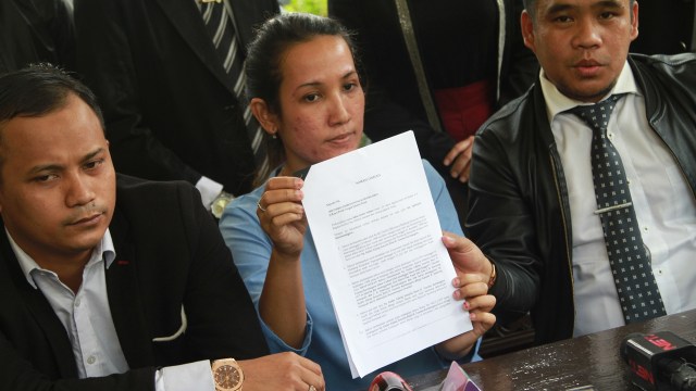 Konferensi pers somasi terbuka untuk Indro Warkop (Foto: Munady)