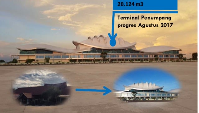 Revitalisasi Bandara Tjilik Riwut Palangka Raya (Foto: Dok. Ditjen Perhubungan Udara Kemenhub)