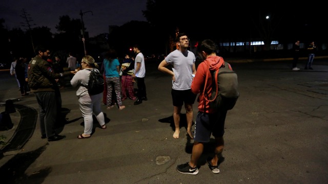 Gempa di Meksiko (Foto: REUTERS/Claudia Daut)