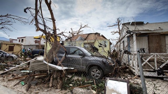 Usai Badai Irma di AS (Foto: Netherlands Ministry of Defence- Gerben van Es/Handout via REUTERS)