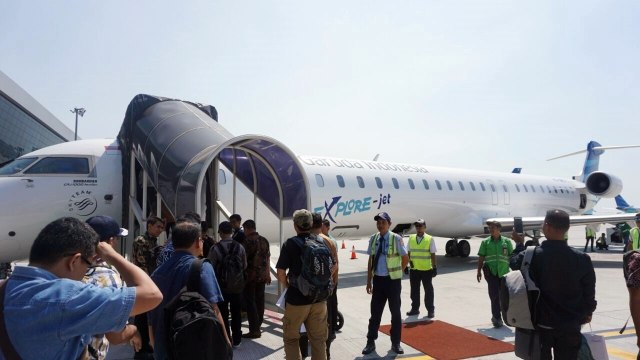 Penerbangan Garuda Indonesia Jakarta-Banyuwangi (Foto: Wahyuni Sahara/kumparan)