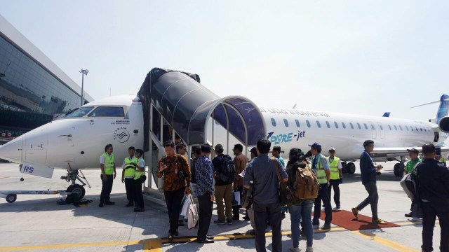 Penerbangan Garuda Indonesia Jakarta-Banyuwangi (Foto: Wahyuni Sahara/kumparan)