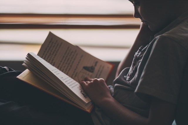 Ilustrasi anak membaca buku (Foto: Pixabay)