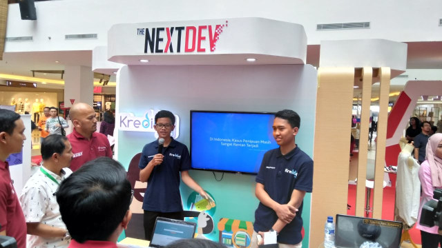 Startup Kredibel di The NextDev 2017 Bandung. (Foto: Muhammad Fikrie/kumparan)