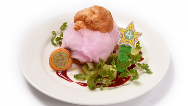 Sailor Jupiter’s Supreme Thunder Cream Puff. (Foto: Sailor Moon Cafe official website)