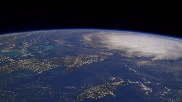 Penampakan Badai Irma dari Luar Angkasa (Foto: Randy Bresnik/NASA)
