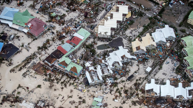 Badai Irma (Foto: Netherlands Ministry of Defence/Handout via REUTERS)