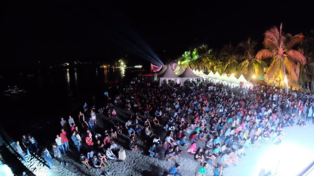 Suasana Senggigi Jazz Festival, di Pulau Senggigi (Foto: Dok. Senggigi Jazz Festival)