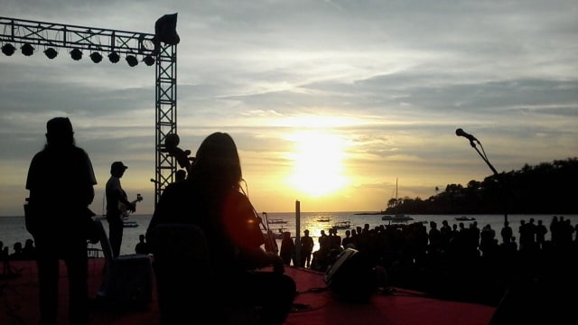 Suasana Senggigi Jazz Festival, di Pulau Senggigi (Foto: Dok. Senggigi Jazz Festival)