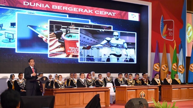 Joko Widodo di Dies Natalis Unpad (Foto: Dok. Biro Pers Setpres)