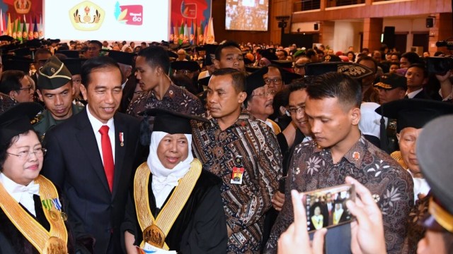 Joko Widodo di Dies Natalis Unpad (Foto: Dok. Biro Pers Setpres)