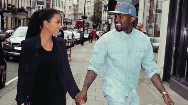 Kim Kardashian dan Kanye West (Foto: Instagram/@kimkardashian)