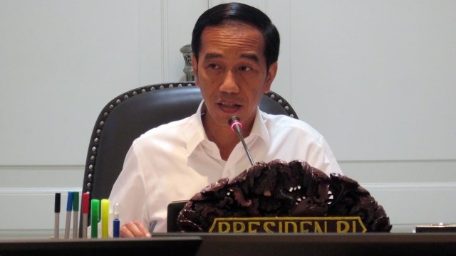 Jokowi di Ratas soal Mengkorporasikan Petani (Foto: Yudhistira Amran/kumparan)