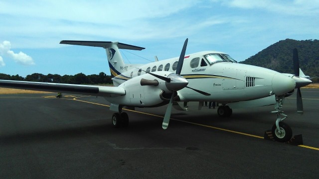 Bandara Letung di Kab. Kepulauan Anambas (Foto: Dok. Djoko Setijowarno)