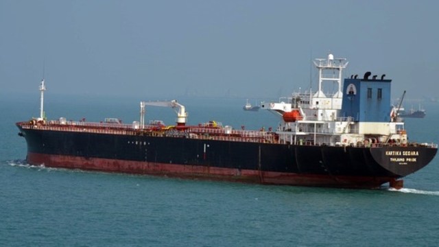 Kapal Tanker Kartika Segara  (Foto: www.fleetmon.com)