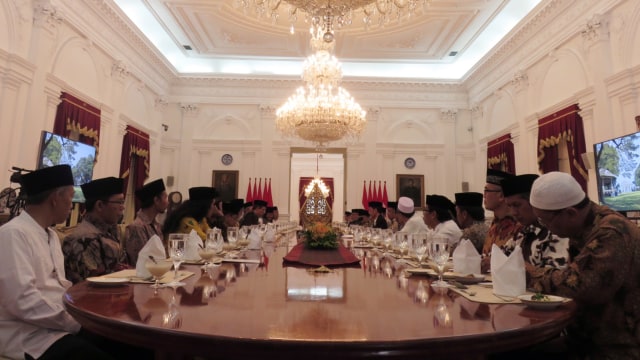 Jokowi bertemu 40 ulama di istana. (Foto: Yudhistira Amran/kumparan)