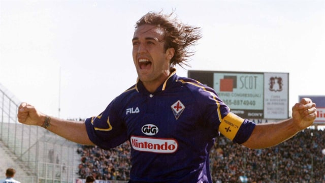 Batistuta kala memperkuat Fiorentina. (Foto: AP)
