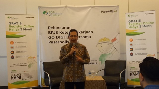 Acara peluncuran BPJS Ketenagakerjaan Go Digital (Foto: Ela Nurlaela/kumparan)