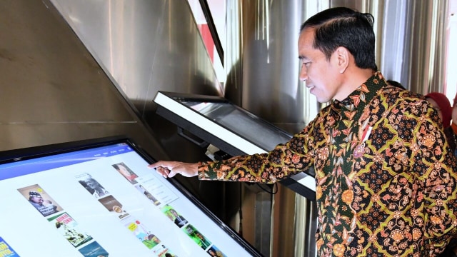 Jokowi di Gedung Perpustakaan Nasional (Foto: Dok. Biro Setpres)
