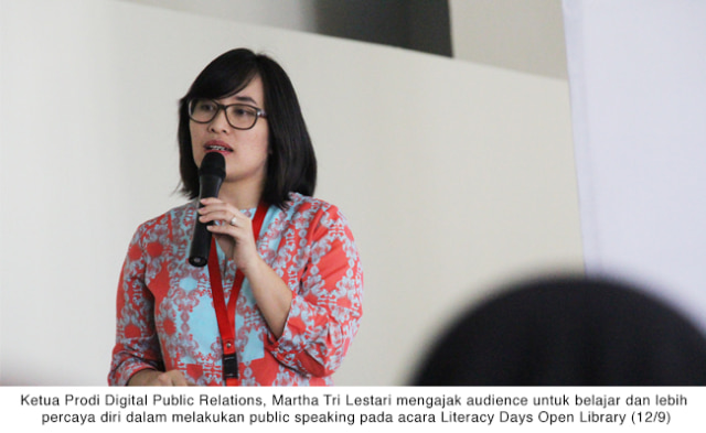 Martha Tri Lestari: Interaksi Dengan Audience Kunci Sukses Public Speaking
