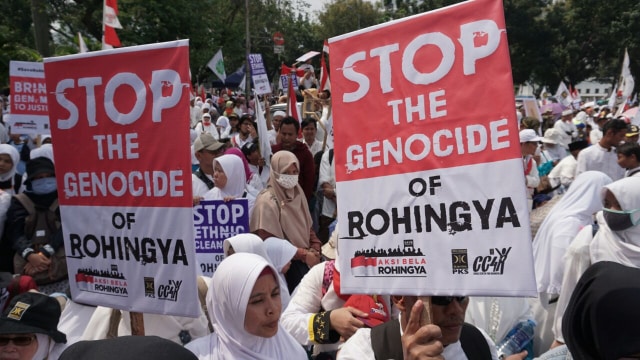 "Stop the Genocide" (Foto: Aditia Noviansyah/kumparan)
