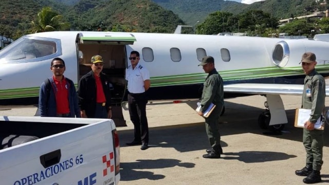 Operasi penyelamatan 7 WNI terjebak Badai Irma. (Foto: Dok. KBRI Venezuela)