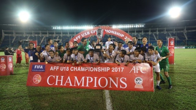 Thailand juara Piala AFF U-18. (Foto: Dok. AFF)