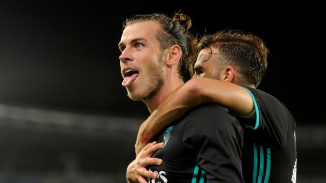 Gareth Bale kembali cetak gol di Anoeta. (Foto: Reuters/Vincent West)
