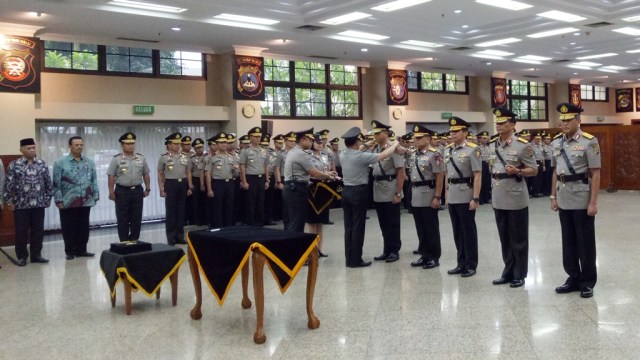 Sertijab polisi (Foto: Amanaturrosyidah/kumparan)