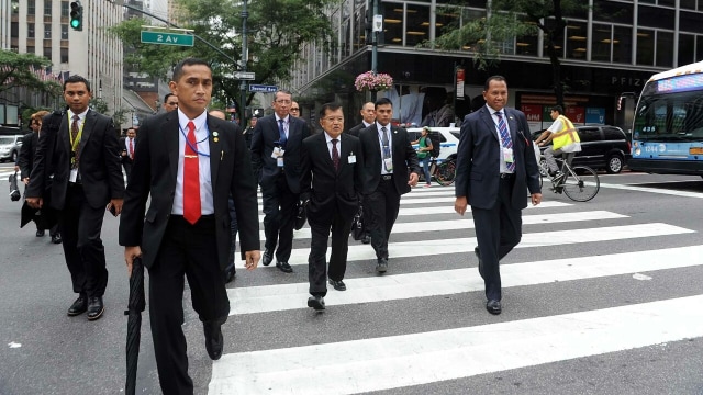 Wakil Presiden Jusuf Kalla menuju kantor PBB (Foto: Dok. Media Wapres)
