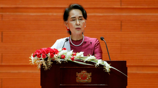 Aung San Suu Kyi. Foto: REUTERS/Soe Zeya Tun